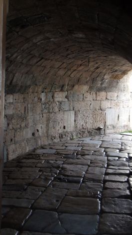 5. Tunel wejściowy zmuszał do zejścia z konia i poruszania się pieszo. 