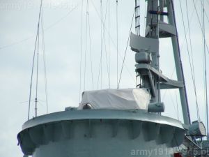 1. ORP Błyskawica, pomost dowodzenia widoczny z zewnątrz.