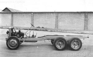 Podwozie samochodu ciężarowego Fiat 611 C