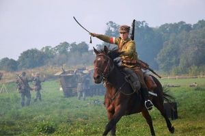 rekonstrukcja walk Grupy Kampinos z Niemcami, 2014 r.