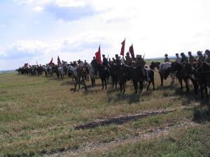 Na planie filmu „Bitwa Warszawska 1920”, 2010 r.