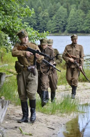 Żołnierze 5 Wileńskiej Brygady AK na Pomorzu 1946.