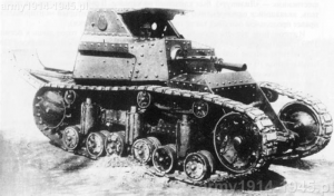Prototyp tankietki jednoosobowej T-17 w 1930 r.