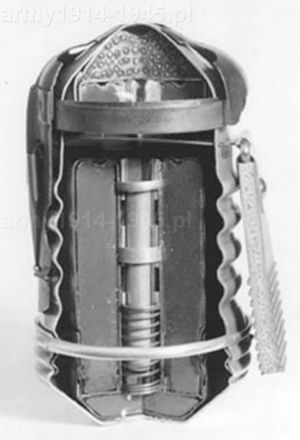 Przekrój granatu Breda Mod.35