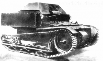 Prototyp wersji seryjnej T-27 z roku 1930. 