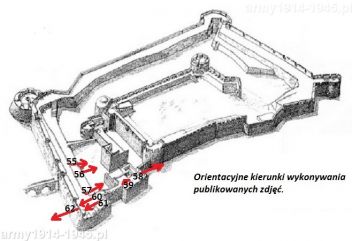 Orientacyjne kierunki wykonywania zdjęć zamieszczonych a artykule od 55 do 62.