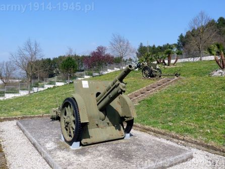 Haubice z Mignano Monte Lungo (źródło: Fundacja Andrzej Marzec Montr Cassino)