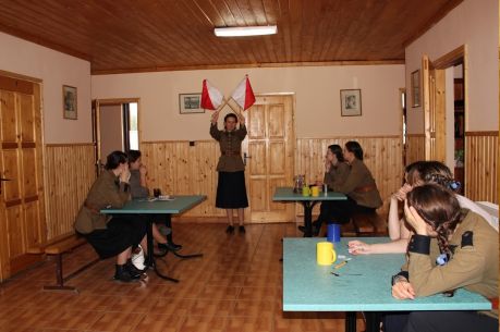 8. zjazd wiosenny w Istebnej, jedne z wielu zajęć, sygnalizacja